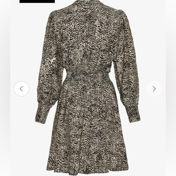 MSCH Copenhagen Annabella Long Sleeve Pockets Dress M Minimalist Scandi Girl - Picture 8 of 15